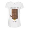 girls love me Maternity Scoop Neck T-shirt