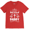 I Am One Blessed Daddy V-Neck Tee