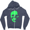 awesome neon green Zipper Hoodie