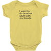 hoodrat stuff with my friends Baby Onesie