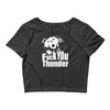 ted fuck you thunder Crop Top