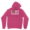 i love my soldier regular camouflage Unisex Hoodie