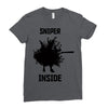 fortnite sniper inside Ladies Fitted T-Shirt