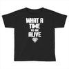 what a time to be alive Toddler T-shirt