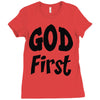 god first Ladies Fitted T-Shirt