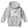 a litle life book white logo Youth Hoodie