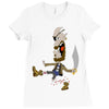 pirate ninja zombie w i p Ladies Fitted T-Shirt