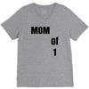 mom of 1 V-Neck Tee
