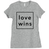Love Wins Ladies Fitted T-Shirt