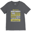 Legends Are Born In March V-Neck Tee