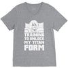 training to unlock my titan form V-Neck Tee