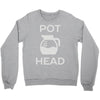 pot head coffee lover Crewneck Sweatshirt