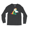 where rainbows come from (green) Long Sleeve Shirts