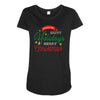 we wish you happy holidays &amp; merry christmas Maternity Scoop Neck T-shirt