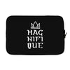 Magnifique With Crown Laptop sleeve