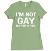 details about  i'm not gay, but $20 is $20 Ladies Fitted T-Shirt