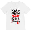 Keep Calm And Kill Zombies V-Neck Tee
