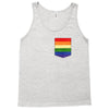 LGBT Pocket Rainbow Colors Tank Top