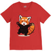red fox V-Neck Tee