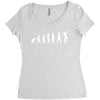 evolution fortnite Women's Triblend Scoop T-shirt