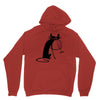 cat and wine Unisex Hoodie