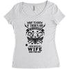 Life After Death Mess With My Wife Women's Triblend Scoop T-shirt