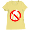 no zombies Ladies Fitted T-Shirt