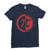 pi day logo Ladies Fitted T-Shirt