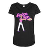 hadou ken Maternity Scoop Neck T-shirt