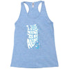 lonely astronaut Racerback Tank