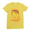 great pumpkin believer halloween Ladies Fitted T-Shirt