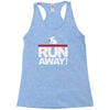 run away rabbit Racerback Tank