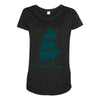 friends not food. Maternity Scoop Neck T-shirt