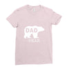 dad bear Ladies Fitted T-Shirt