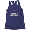 bass player timing is everything Racerback Tank