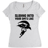 sliding into your dm's like Women's Triblend Scoop T-shirt