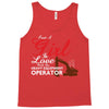 Just A Girl In Love With Her Heavy Equipment Operator Tank Top