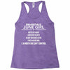 Smartass June Girl Racerback Tank