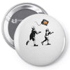 banksy kids play t.v. ball Pin-back button