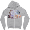 We Are Made of Star Stuff,  Carl Sagan Quote Zipper Hoodie