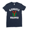 gangsta wrapper Ladies Fitted T-Shirt