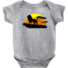 Mufasa and Simba Lion King Baby Bodysuit