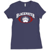 new hot blackwater logo Ladies Fitted T-Shirt