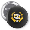 cassette taps Pin-back button