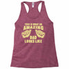 amazing dad Racerback Tank