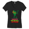 hot grill on grill action Women's V-Neck T-Shirt