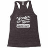 wooden spoon survivor Racerback Tank