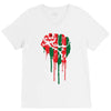 black power V-Neck Tee