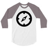 clock black 3/4 Sleeve Shirt