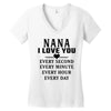 I Love You Nana Women's V-Neck T-Shirt
